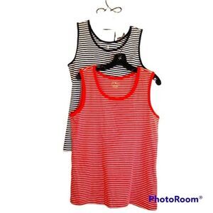 Striped Tank Top bundle sz L